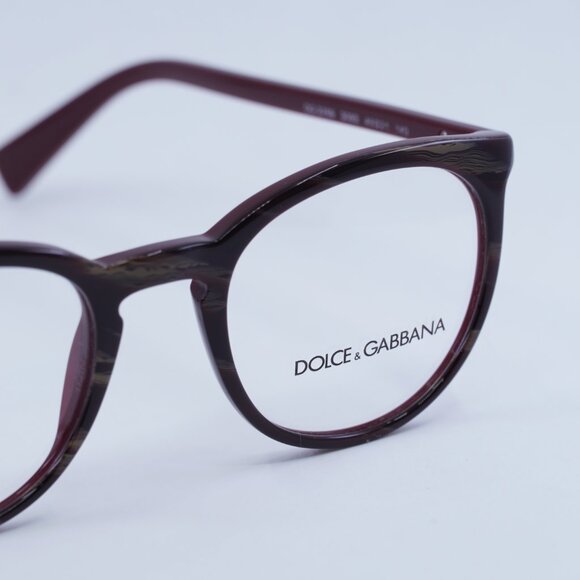 🕶️ New Dolce & Gabbana DG3269 3093 Eyeglasses - Bordeaux Frame 49mm - Picture 5 of 11